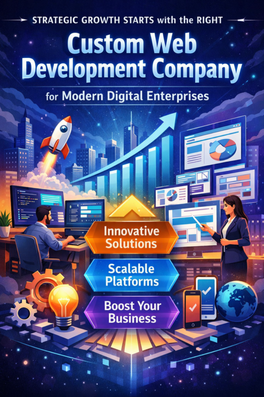 Strategic Growth Starts with the Right Custom Web Development Company for Modern Digital Enterprises