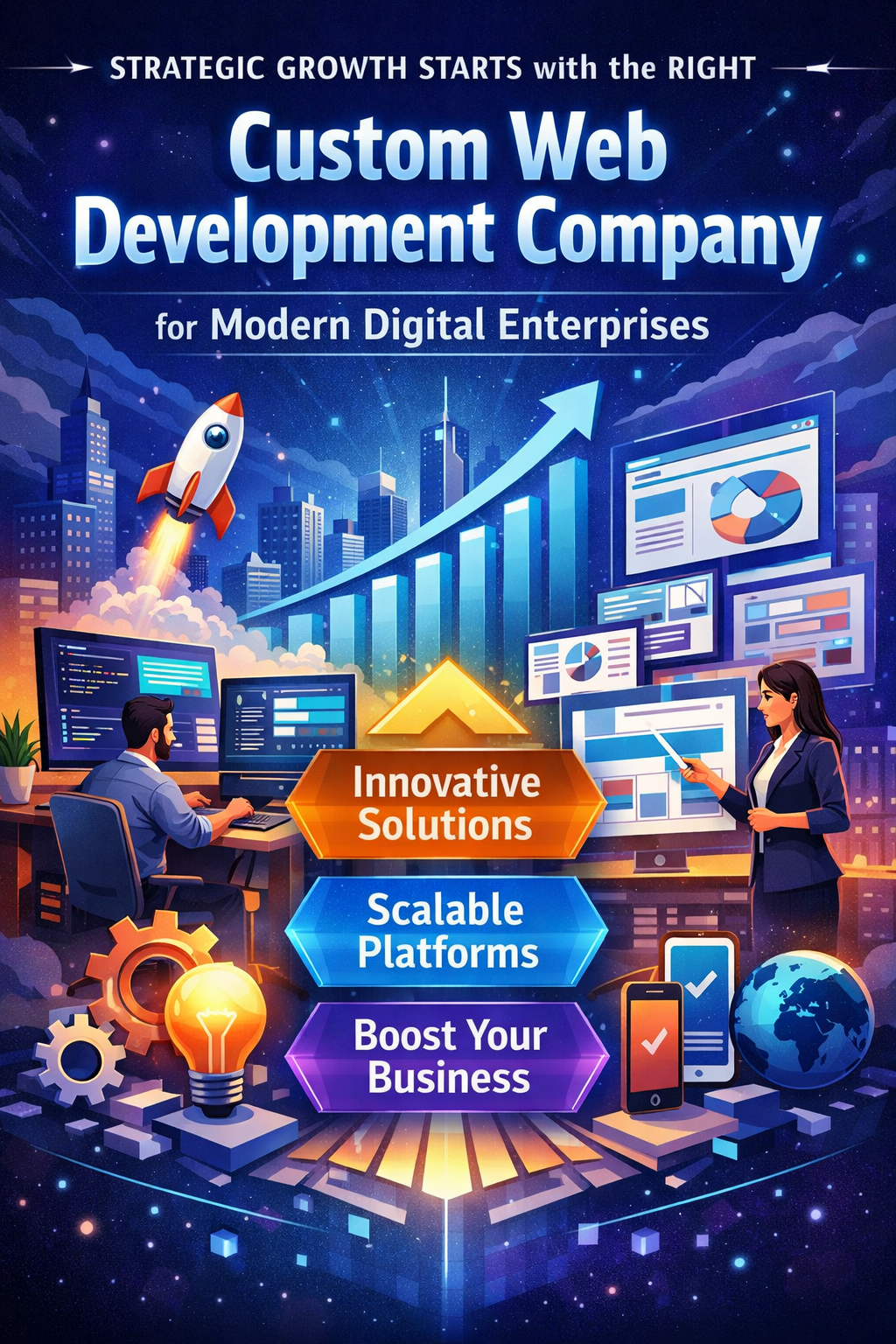 Strategic Growth Starts with the Right Custom Web Development Company for Modern Digital Enterprises